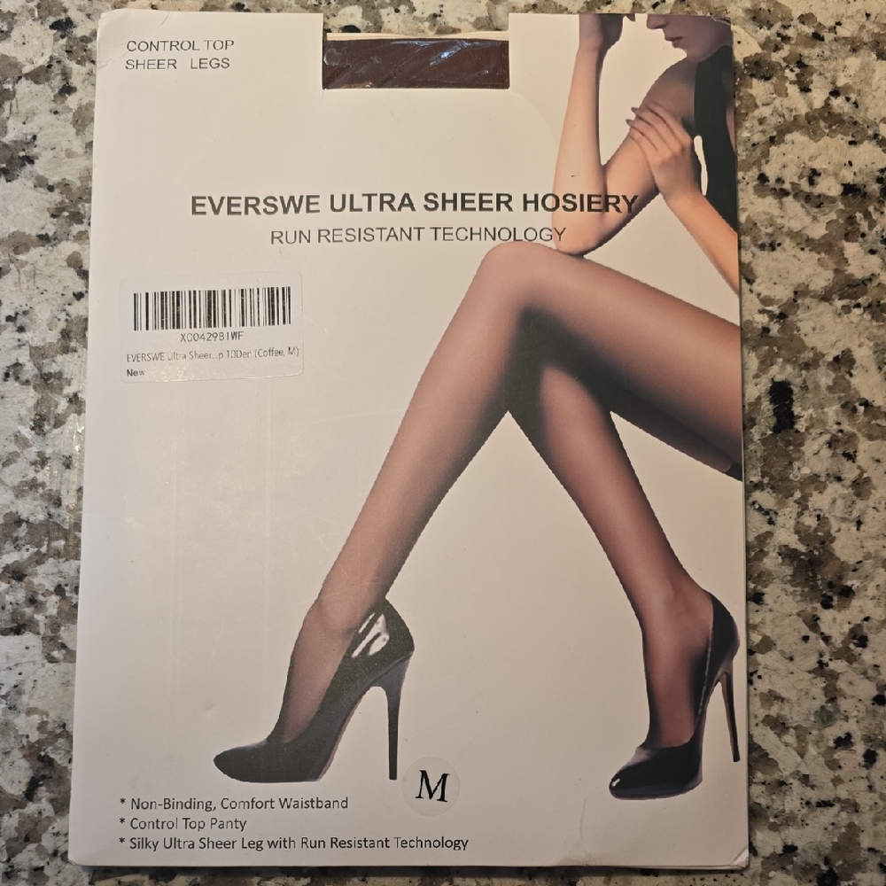 Ultra Sheer Hosiery - Brown - Medium